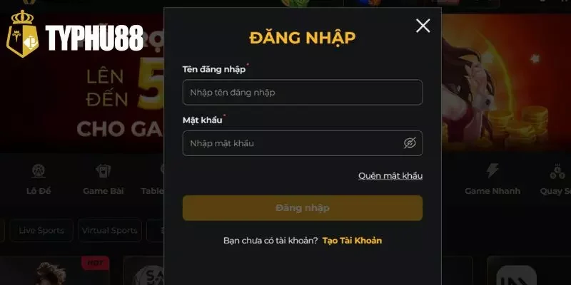 Đăng Nhập Typhu88 Đăng Nhập Typhu88